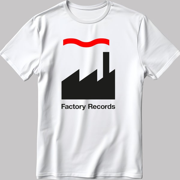 Factory Records Happy Mondays Camiseta de manga corta blanca-negra para hombre/mujer K069