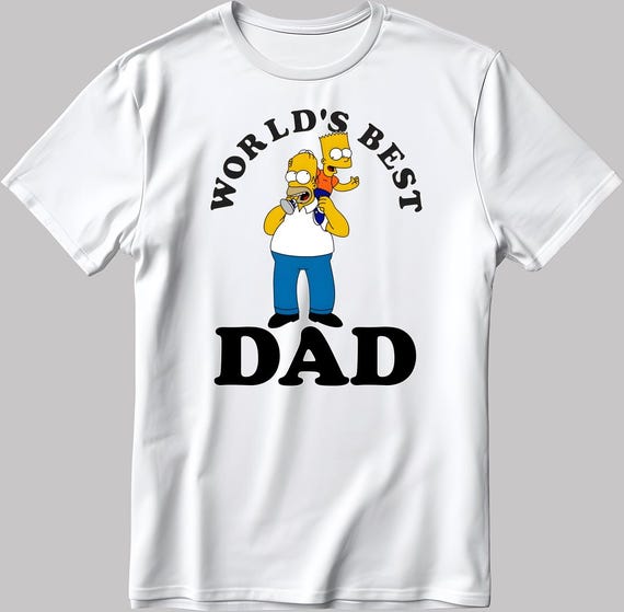 パパ・シンプソンズTシャツ、父の日ギフト N900 - Etsy 日本