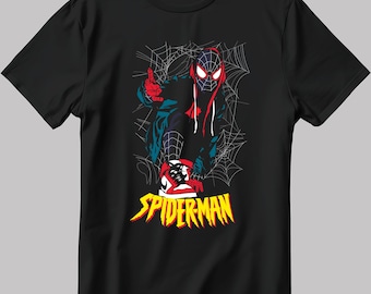 Spider-Man T-Shirt: Graphic Print, Unisex Cotton Tee  U163