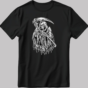 Death Angel Short Sleeve White-Black Men&#39;s / Women&#39;s T Shirt K1013