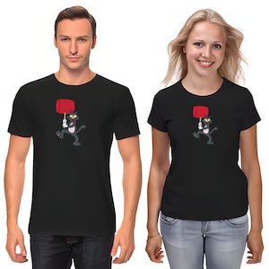 The Simpsons,Homer,Marge,Bart,Lisa Figure, Short Sleeve White-Black Men&#39;s / Women&#39;s T Shirt L056
