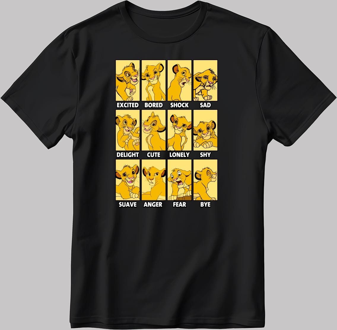 メンズウェア SIMBA Simba Moods Short Sleeve White-black Men's / Women's T Shirt C569