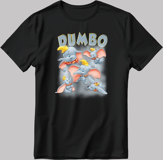 Dumbo Short Sleeve White-black Men's / Women's T Shirt J034 - Etsy