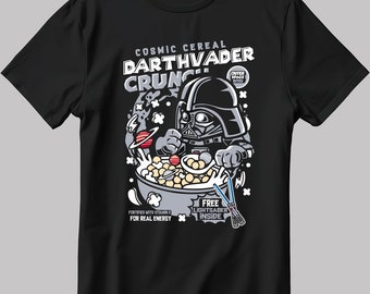 Darth Vader Cosmic Cereal Short Sleeve White-black Men