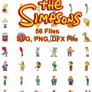 Die SIMPSONS PNG, SVG, DFX Datei
