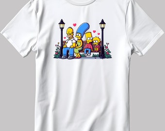 T-shirt The Simpsons Jésus - Coton Ultra Doux - Neuf Avec étiquettes - Marque WolfEBayStore