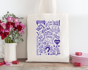 Bolso de mano con estampado de vampiro Rodrigo Guts L346