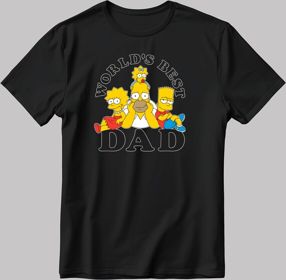 世界のB.Dad シンプソンズTシャツ、父の日ギフト N169 - Etsy 日本