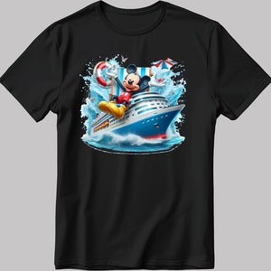 Mickey Mouse Summer Vibe Short Sleeve White-Black Men&#39;s / Women&#39;s T Shirt F557