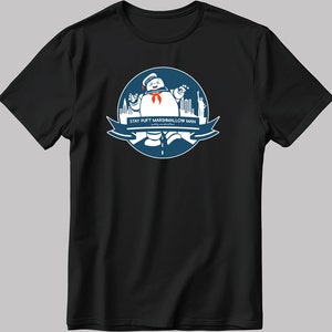 Marshmallow Man Short Sleeve White-Black Men&#39;s / Women&#39;s T Shirt C051