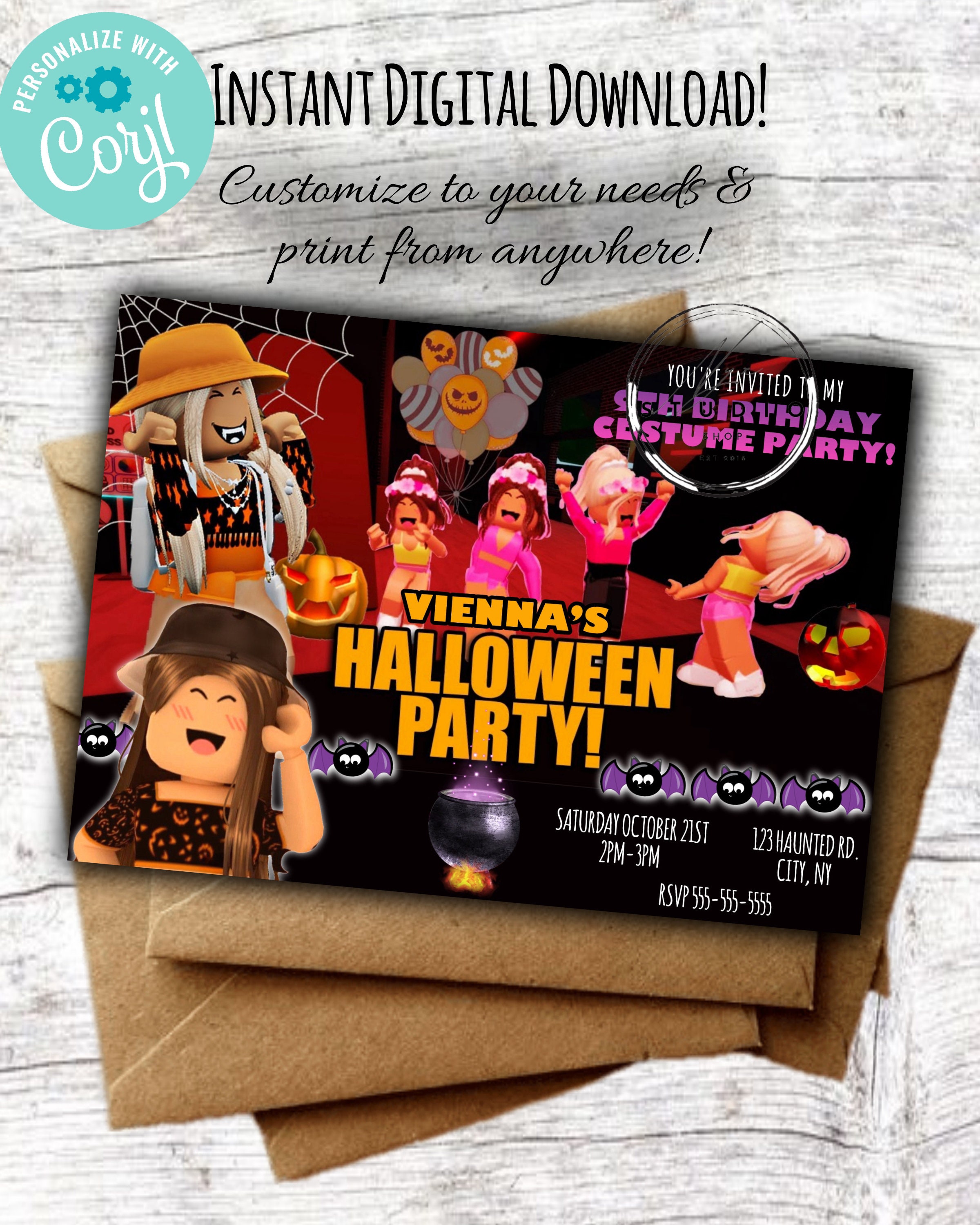 FREE ROBLOX halloween clothing NO ROBUX NEEDED! *FREE DOWNLOADS!* (boys &  girls!)