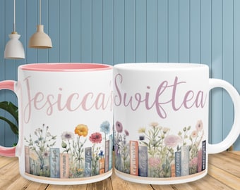 Tazza Swiftea per fan di Swift, regalo per fan di Swifty, tazza per amanti dei libri, tazza Swifti, regalo per fan di Swift ie