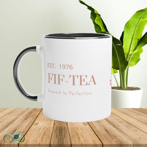 男性への50歳の誕生日プレゼント FIF-TEA CUP 女性への50歳の誕生日プレゼント用マグカップ 男性への50歳の誕生日プレゼント用マグフル50ティーパンマグ