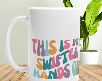 Tazza Swifti personalizzata Questa è la mia idea regalo per la migliore amica Swiftea Tazza Taylor Tazza con cravatta Swift Tazza con gioco di parole sul tè Swif Merchandising Fangirl per regalo Swift