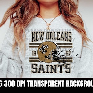 New Orleans Saints Sweatshirt Etsy