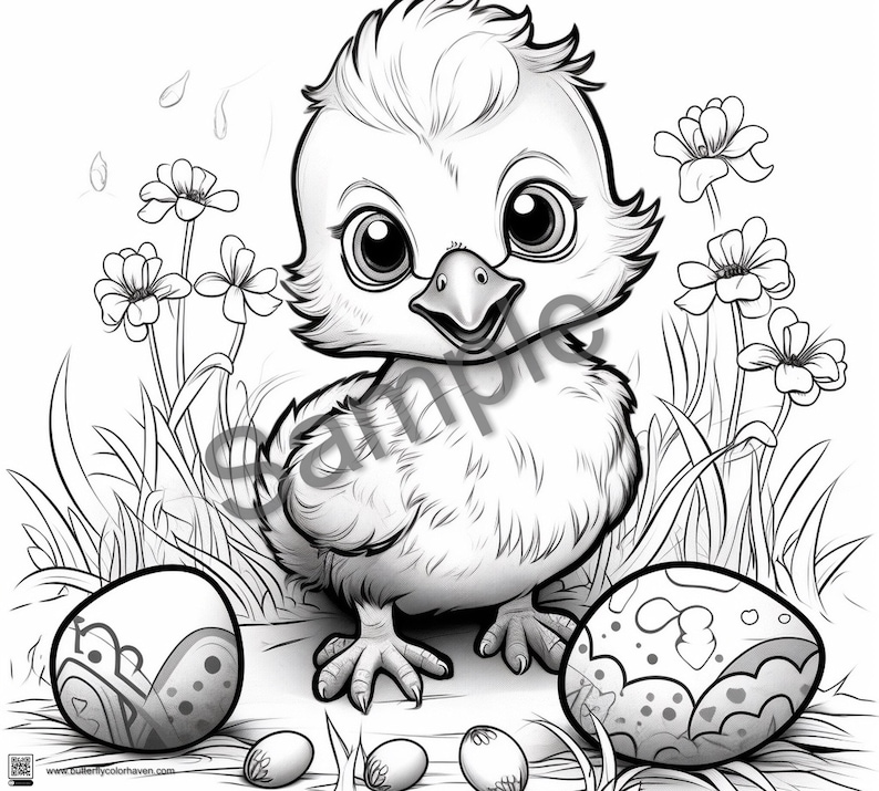 50 páginas para colorir de Páscoa, páginas para colorir para ...