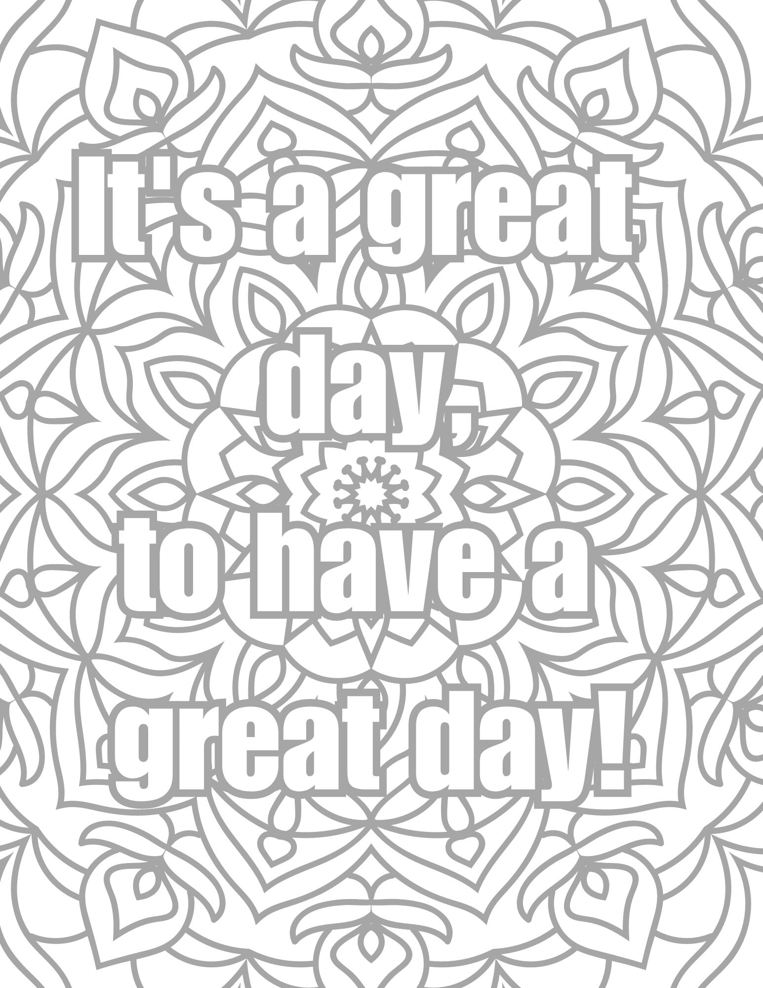 Positive Vibes Only Download & Print Coloring Book 20 Pages - Etsy