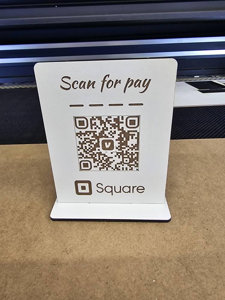 Qr Code Sign Pament QR Code Payment and Social Media Sign Templates - Digital Download ...