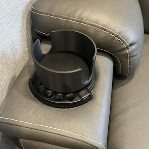 Coffee Mug Cup Holder - Custom Cup Holders / Coaster Inserts for Sofa/Loveseat No more awkward tipping coffee cups or cups that don&#39;t fit.