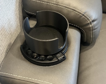 Coffee Mug Cup Holder - Custom Cup Holders / Coaster Inserts for Sofa/Loveseat No more awkward tipping coffee cups or cups that don&#39;t fit.
