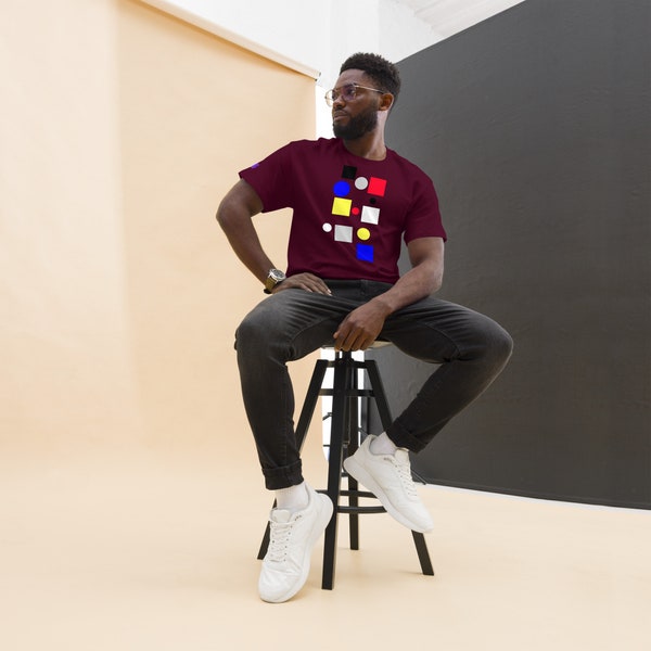 De Stijl style Men's classic tee