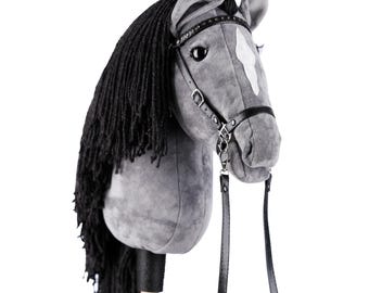 Hobby horse GRAY with a spot A3