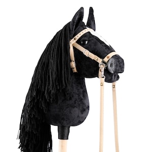 Hobby Horse BLACK with a spot (stripe) A4