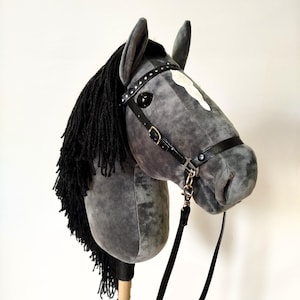 Hobby horse GRAY with a spot A3