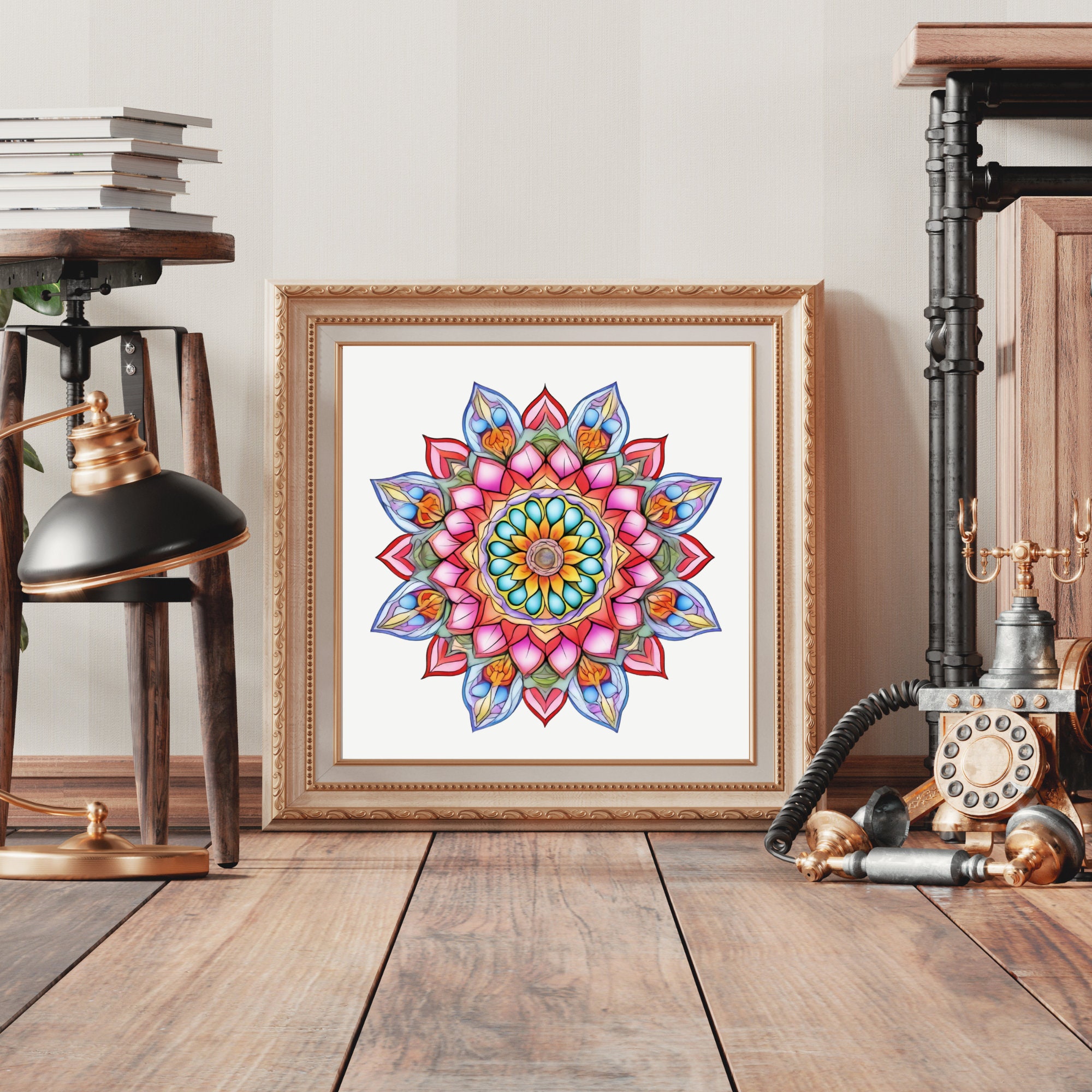 Mandala Printable Digital Poster - Etsy