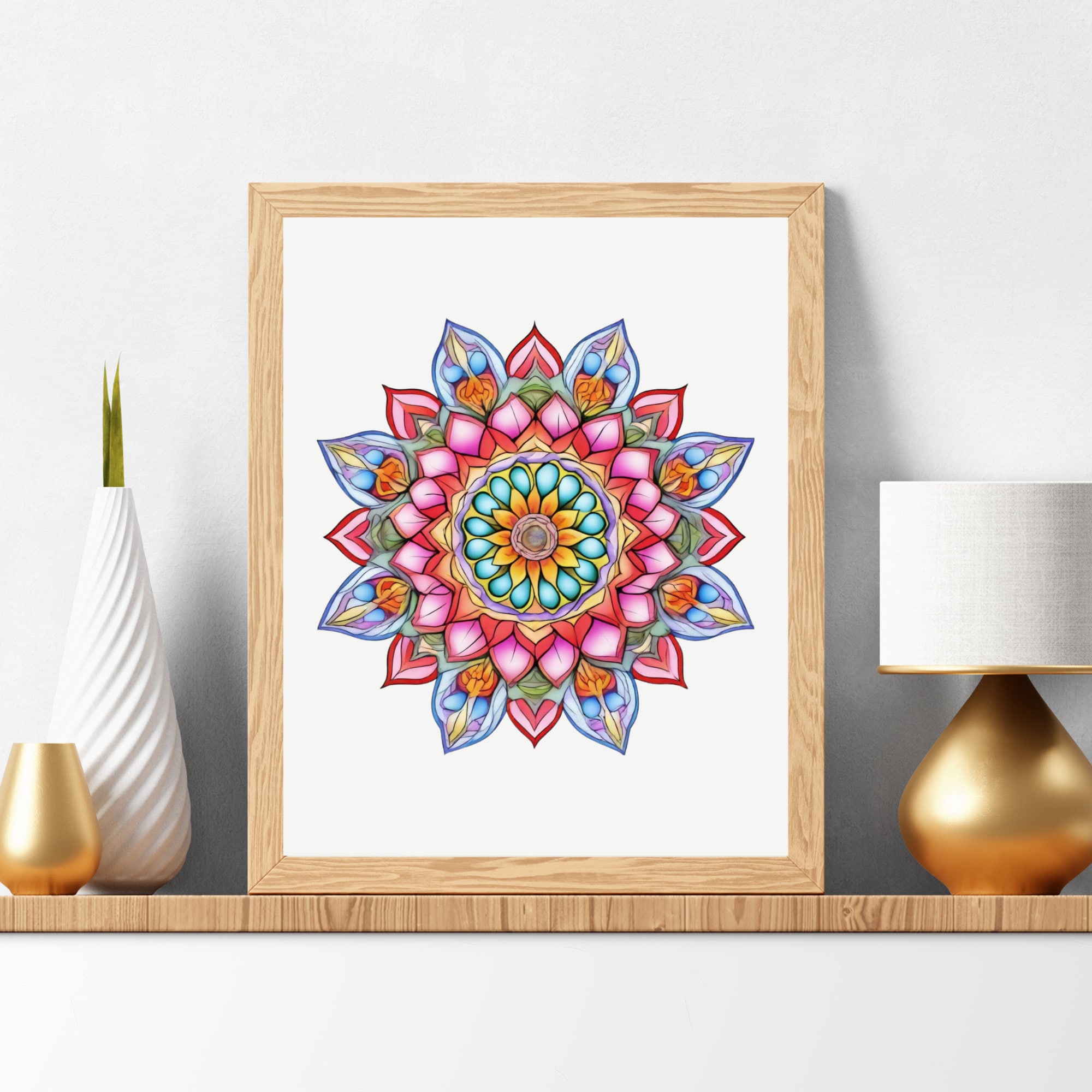 Mandala Printable Digital Poster - Etsy