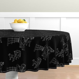 Belted Galloway Tablecloth