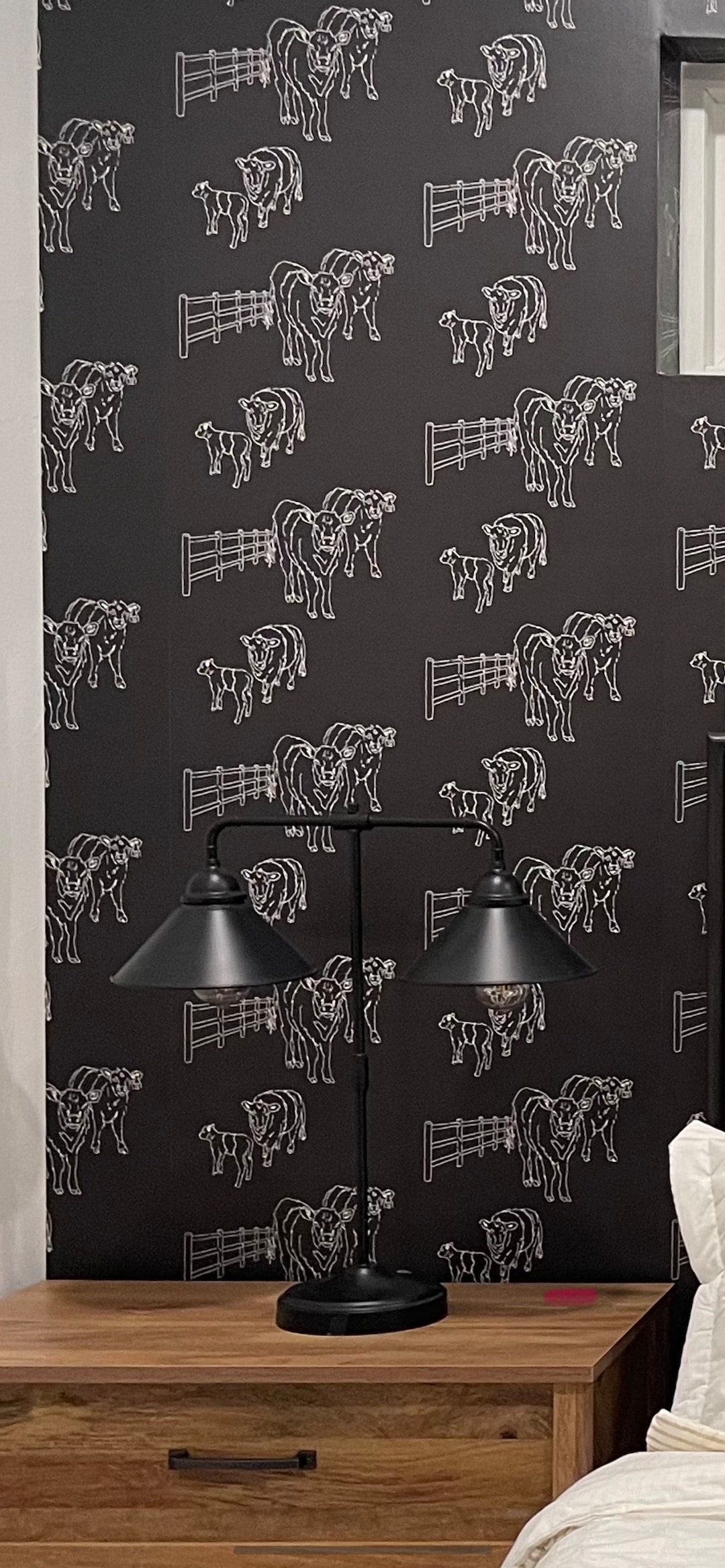 Belted Galloway Wallpaper - Etsy