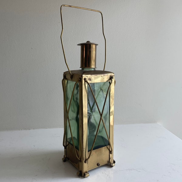 Vintage brass Handarbete Swedish Musical Lantern