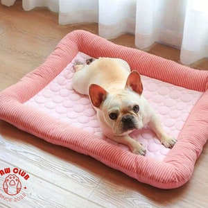 Cooling Dog Bed Pet Cooling Bed For Cats And Dogs | Ice Silk Material Soft For Summer Sleeping