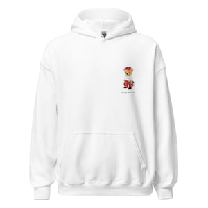 Sunday Race Club, Formula 1 Unisex Hoodie, Front & Back Design, Formula 1 Grid, Designer Bear Inspired, Racing Bear