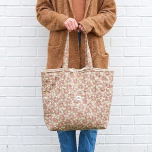 Basic Tote Bag Sewing Pattern | 5 Sizes, Beginner Friendly PDF Download