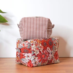 Boxy Pouch PDF Sewing Pattern: 4 Sizes, Makeup Bag & Beginner Friendly Tutorial