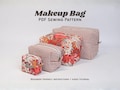 Boxy Pouch PDF Sewing Pattern: 4 Sizes, Makeup Bag, Toiletry Organizer (Digital Download) product logo