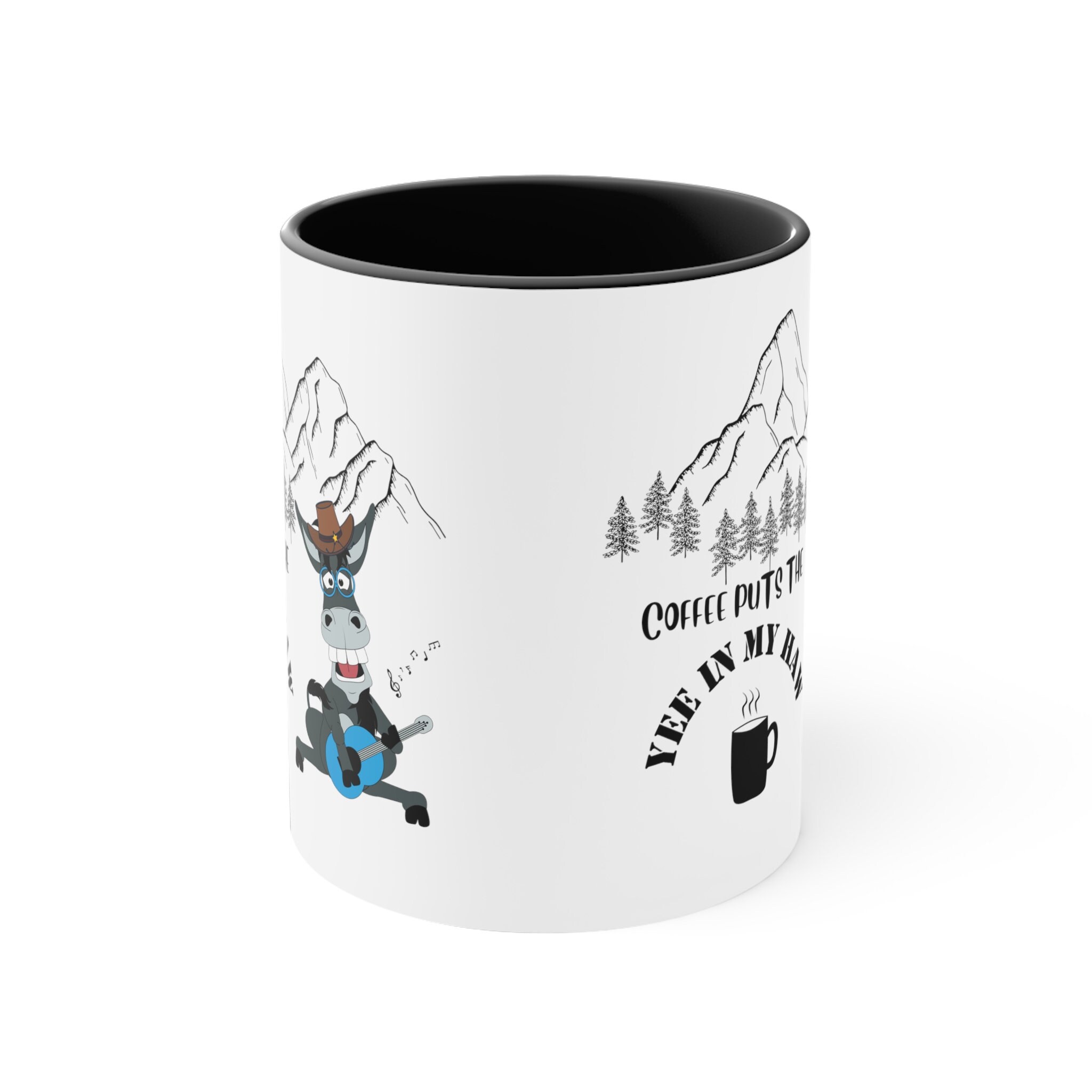 Funny Coffee Mug Donkey Cup Funny Cup Funny Gift Music Cup Etsy