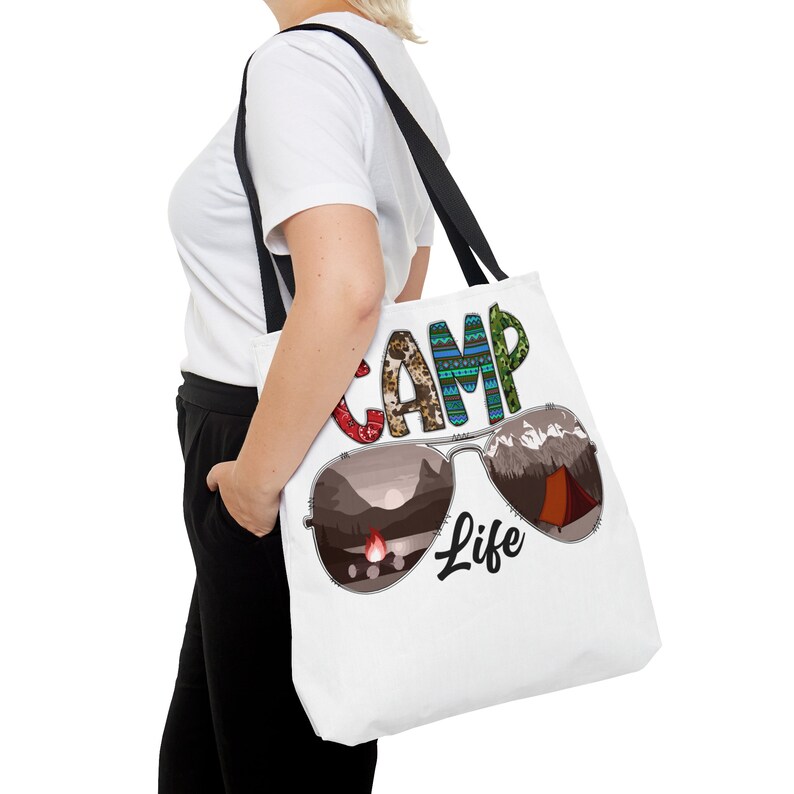 Camping Tote Bag, Camping, Camp Life, Travel Bag, Camper, Camper Life
