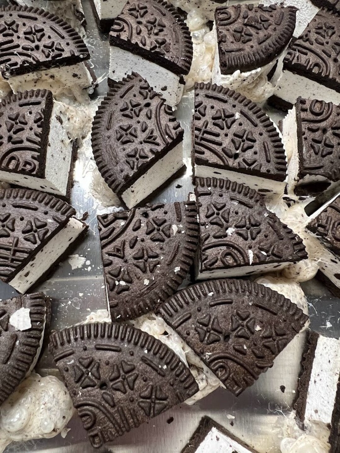 Freeze Dried Ice Cream Oreo Sandwich Candy Cookies and Cream Etsy