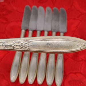 7X International 1847 Rogers Bros Silberplatte AMBASSADOR Buttermesser 21 cm