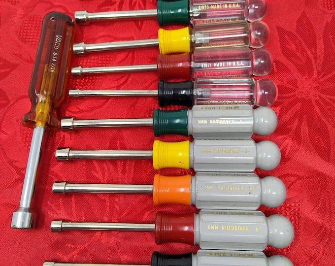 Craftsman 10+1 Piece Nut Driver Set Metric & SAE USA - Etsy