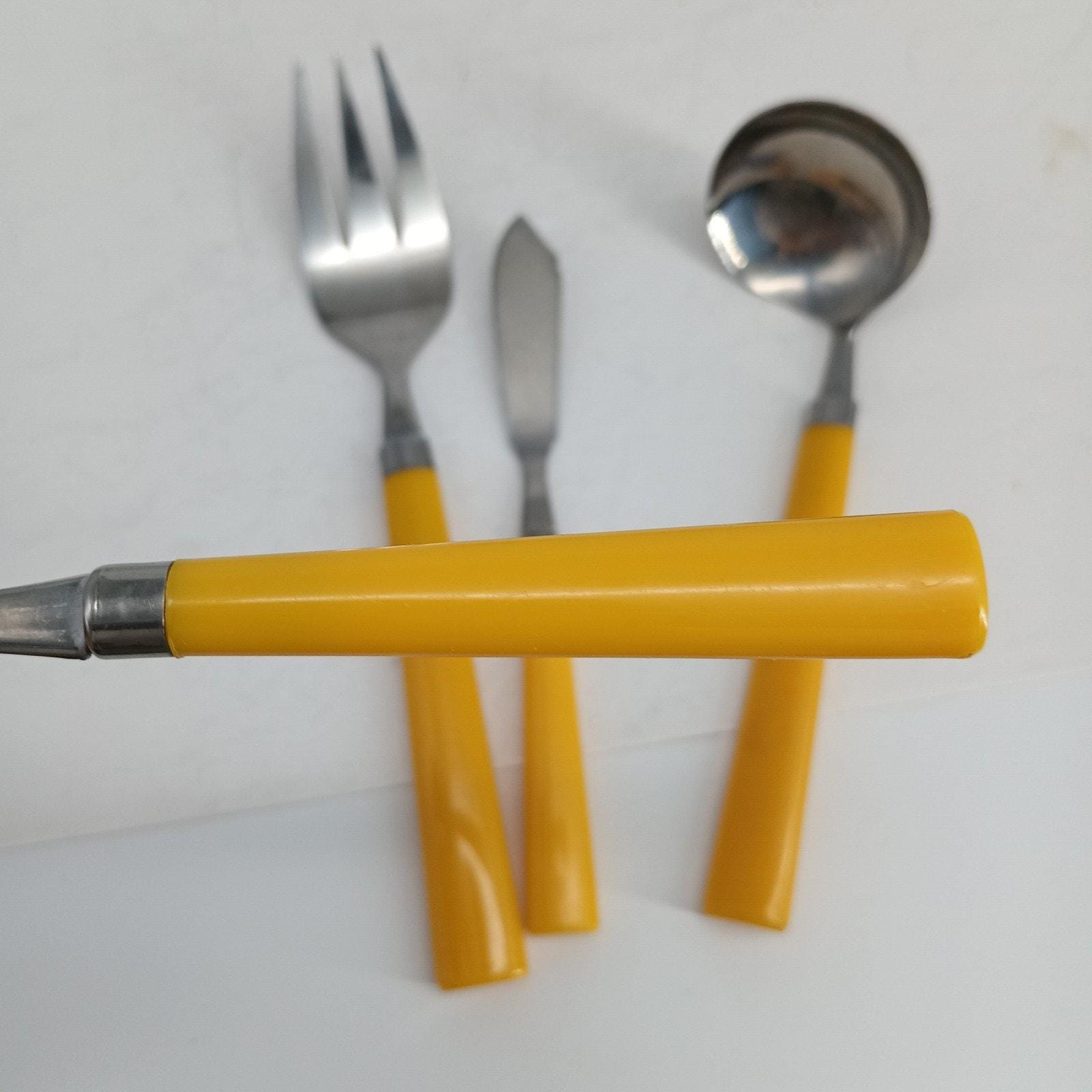 60's Stainless Flatware - Etsy