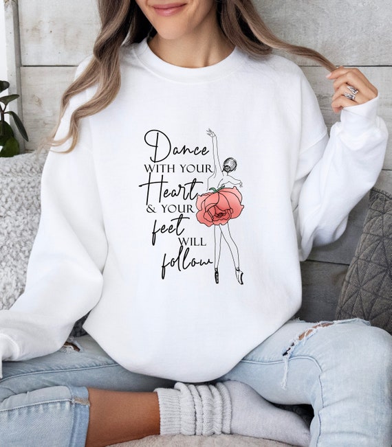 Ballet Dancer Crewneck Sweatshirt Ballerina Sweatshirt Ballerina