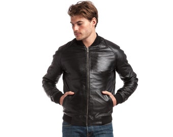 Herren Lederjacke