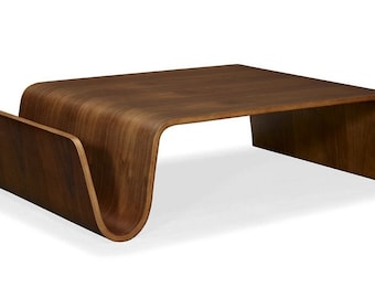 Walnut wood coffee table -Walnut woode coffee table