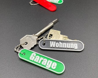 Schlüsselanhänger zur Kennzeichnung & Organisation Ihrer Schlüssel - Bringen Sie Ordnung in Ihr Schlüsselchaos!