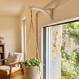 Fensterhaken für Kunststofffenster | Blumenampel & Deko aufhängen ohne Bohren | Fensterrahmen Haken