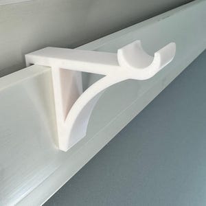 short window hook for plastic windows or doors for hanging flowers, plants and decorations | 1 piece | Installation without drilling